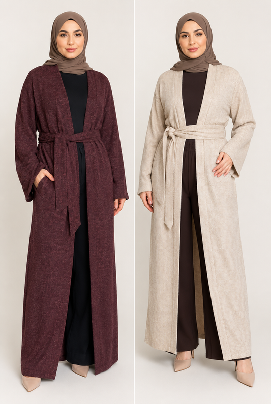 Textured Tweed Cape