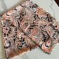 Chiffon Square - Black/ Orange