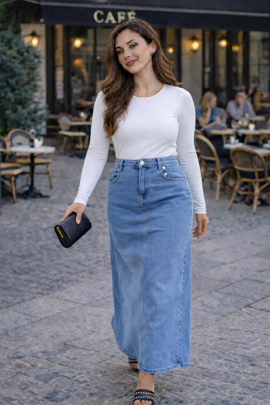 Gabby Denim Skirt