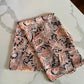 Chiffon Square - Black/ Orange
